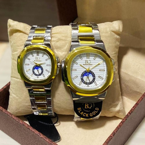 BLACK GOLD | Patek Philippe-Inspired Pair Watch | New Attractive Colours